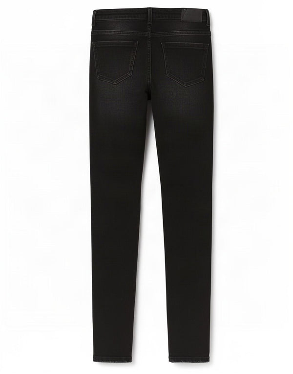 Zara Vaqueros pitillo desgastados Trafaluc para mujer EU 36 XS W26 L29 Negro