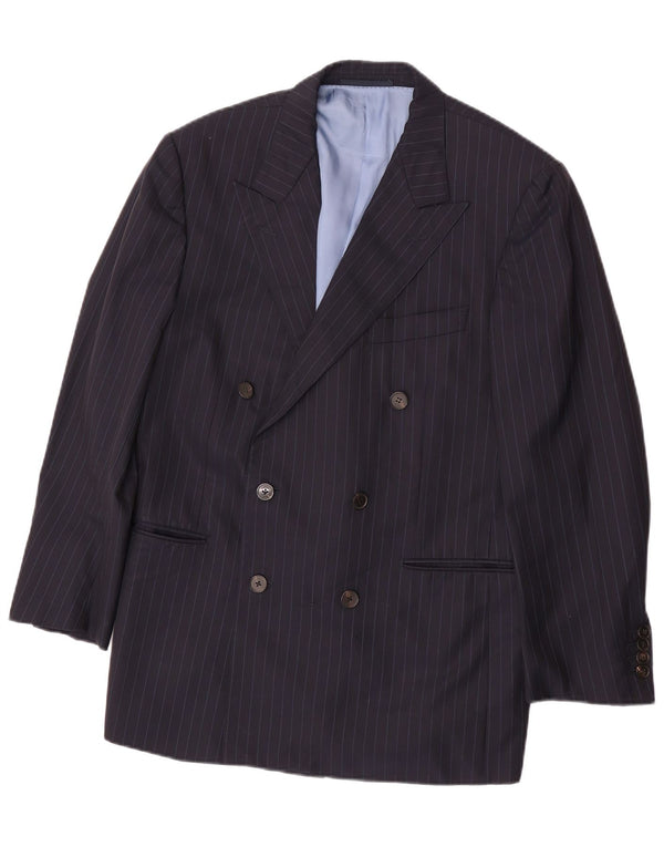 Ermenegildo Zegna Chaqueta Blazer para Hombre IT 48 Medium Azul Marino Clásico