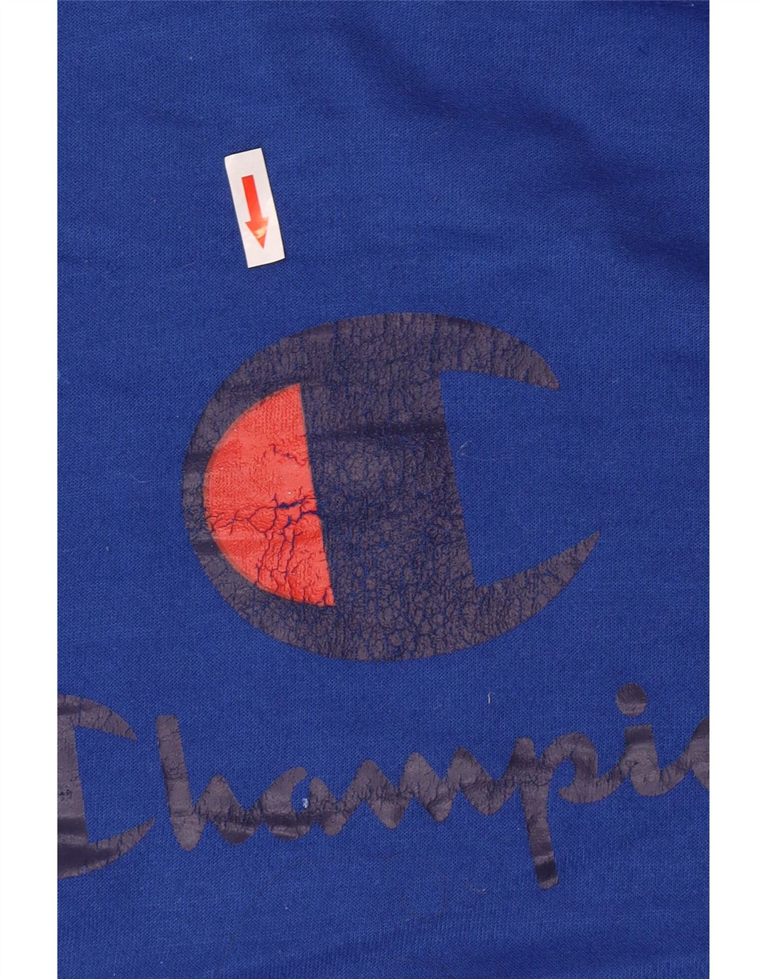Champion Sudadera Con Capucha Gráfica Para Hombre Jersey Azul Medio Poliéster