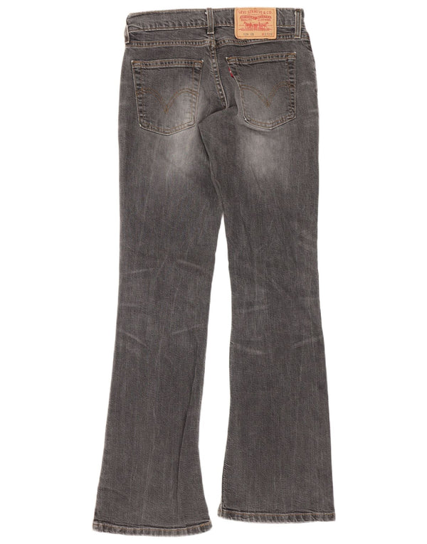 Levi's Mujer 529 Curvy Bootcut Jeans W27 L32 Algodón Gris