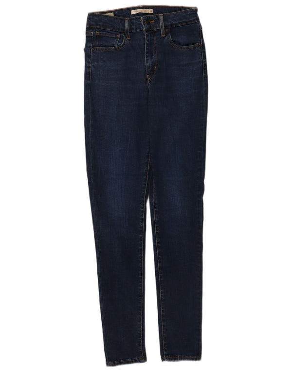 Vaqueros Levi's Mujer 721 De Tiro Alto Skinny W26 L30 Lyocell Azul Marino