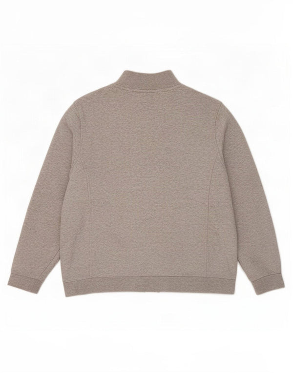 Lacoste Chaqueta de chándal para hombre, talla 2XL, algodón gris