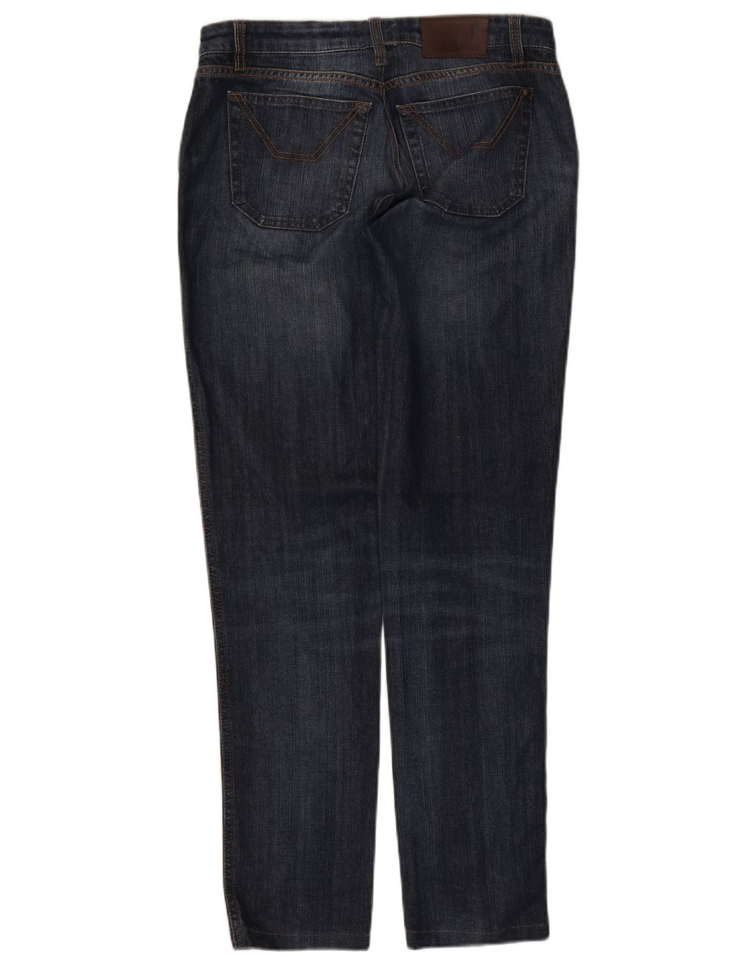Vaqueros ajustados para mujer Jeckerson W30 L32 Azul marino Algodón