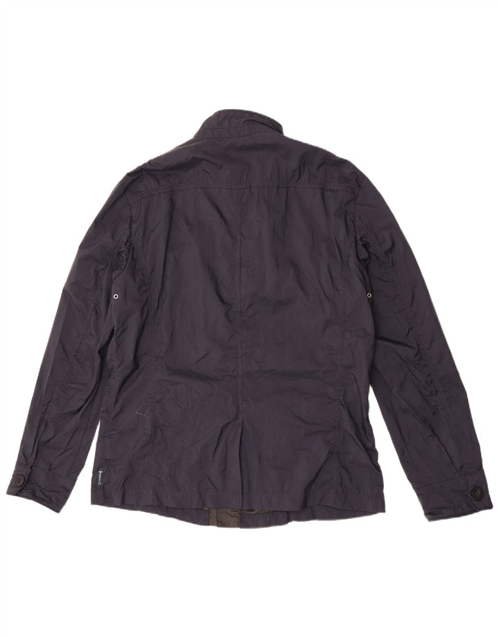 Armani Jeans Chaqueta utilitaria para hombre UK 42 XL Poliamida azul marino