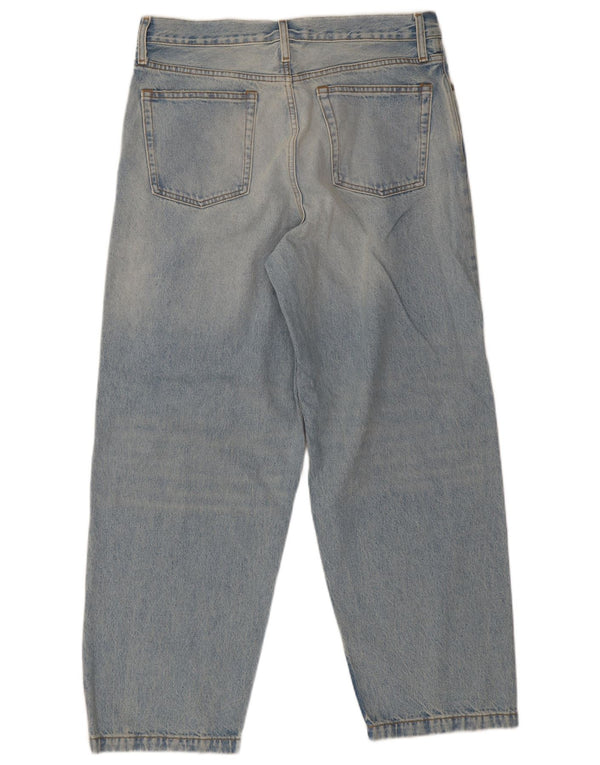 Cos Jeans rectos de talle medio y ajuste relajado para hombre W32 L28 Algodón azul