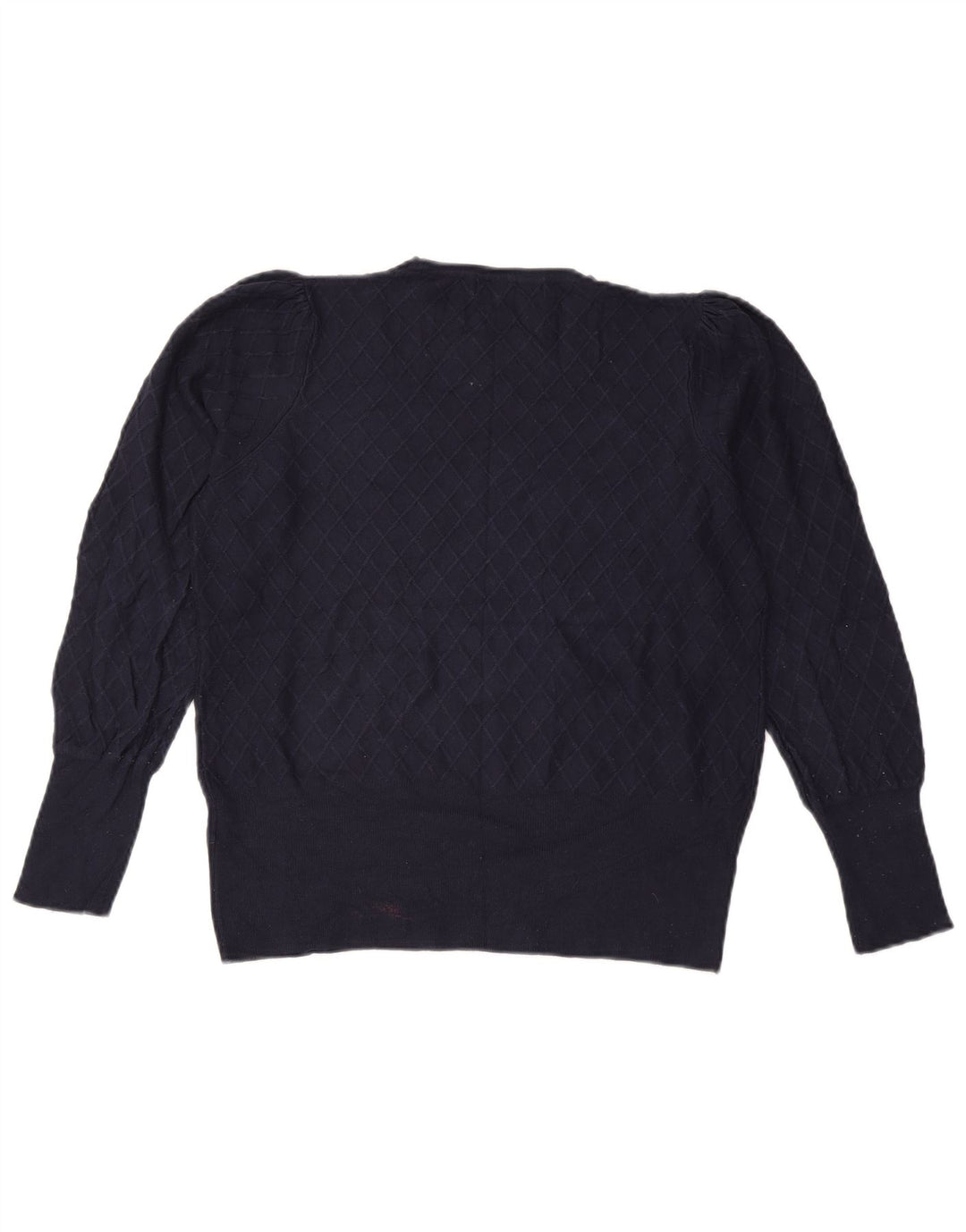 Marks & Spencer - Jersey de cuello redondo para mujer, talla 40, tamaño mediano, azul marino