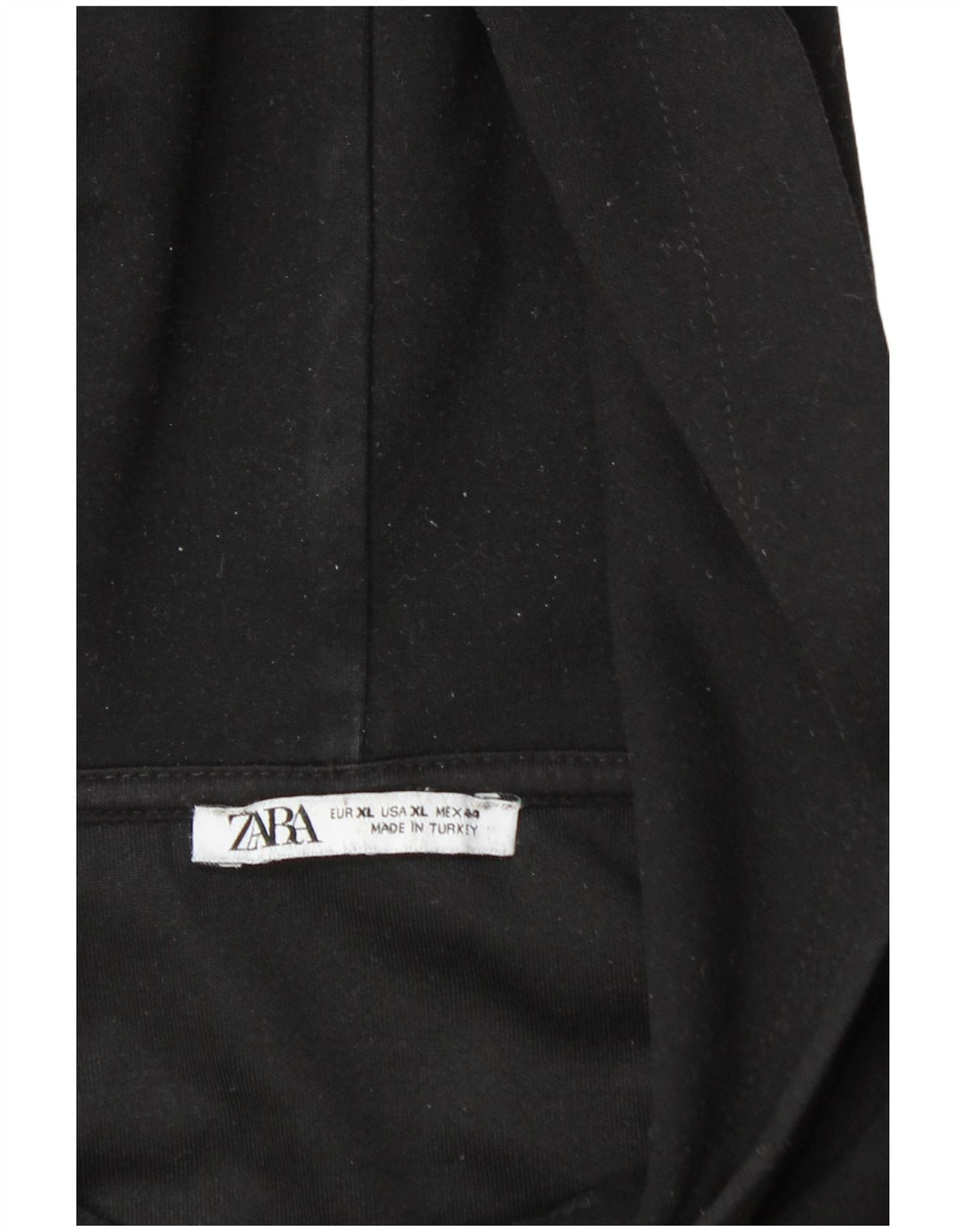 Zara Hombre Sudadera Con Capucha Jersey XL Negro