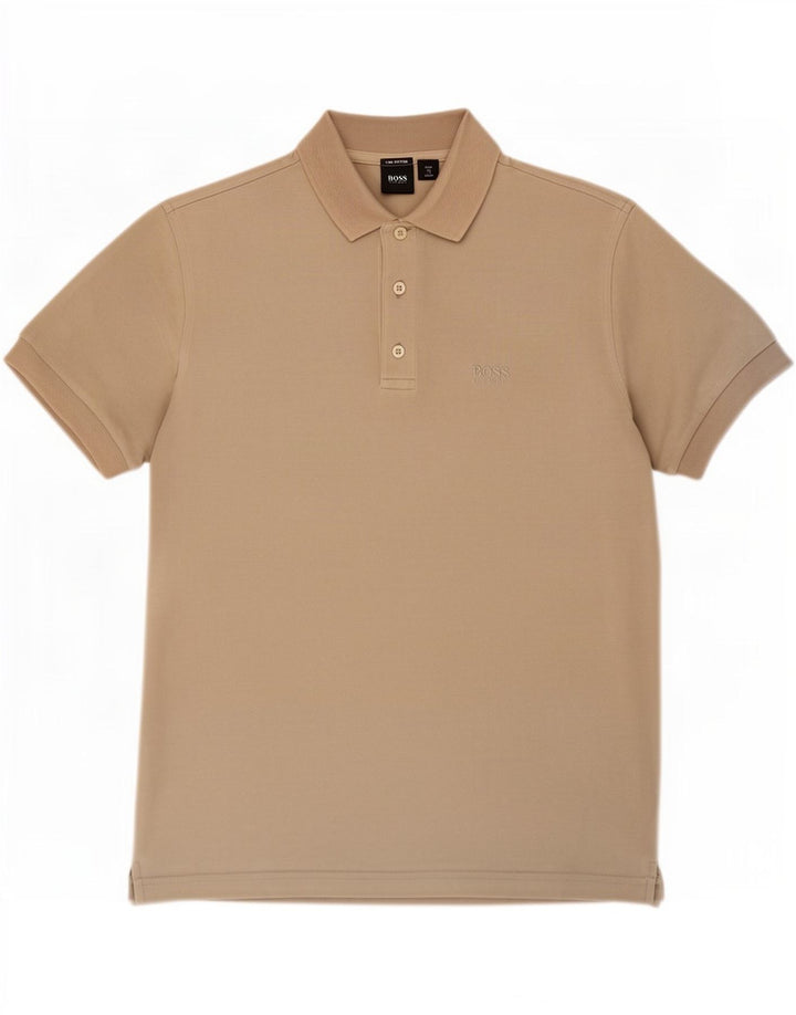 Polo Hugo Boss Hombre Pequeño Algodón Beige