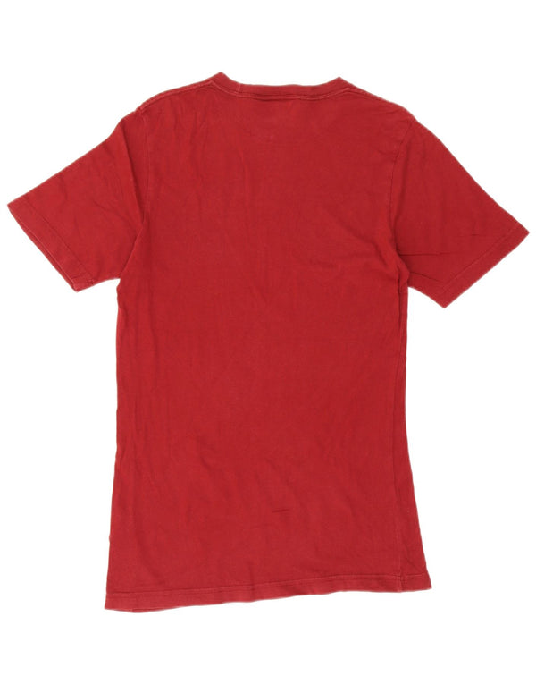 Adidas Hombre Camiseta Top XS Rojo Algodón