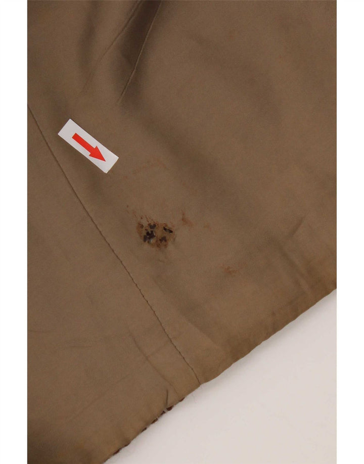 Vintage hombres 2 botones Blazer chaqueta Reino Unido 38 marrón medio espiga