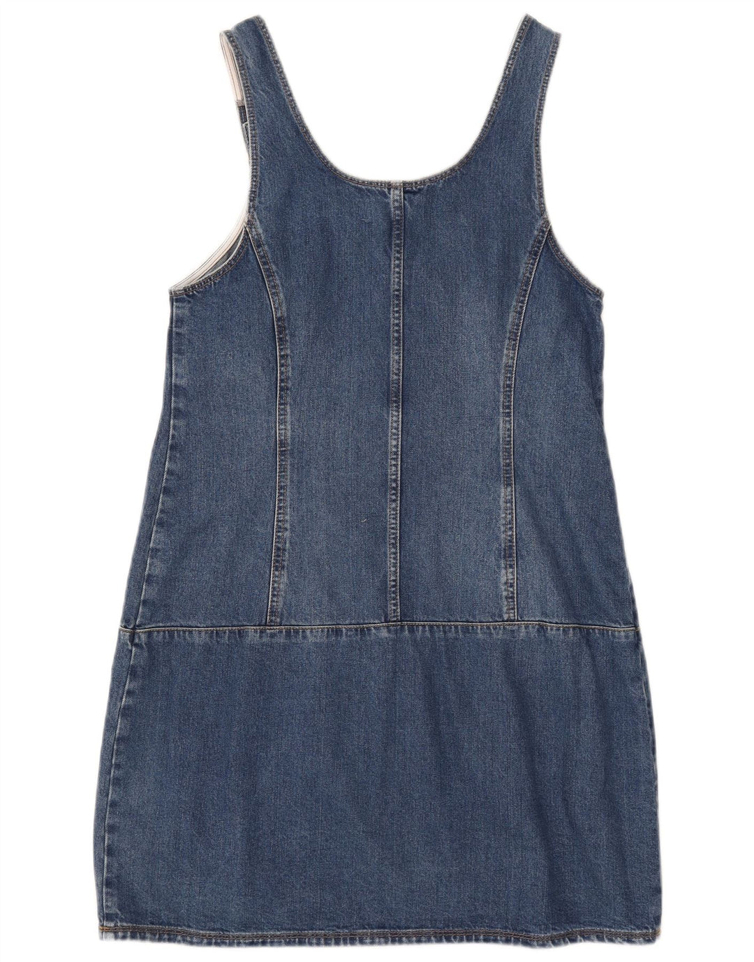 Vestido estilo peto vaquero para mujer de Fat Face UK 40 Azul medio