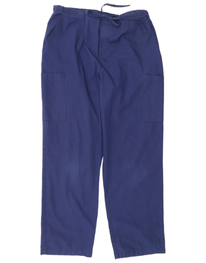 Dickies Pantalones Cargo Regulares para Hombre Grande W34 L30 Poliéster Azul Marino