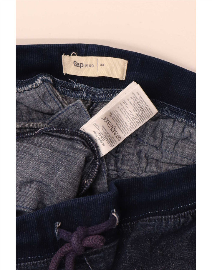 Pantalones cortos chinos Gap para hombre W33 Algodón azul marino mediano