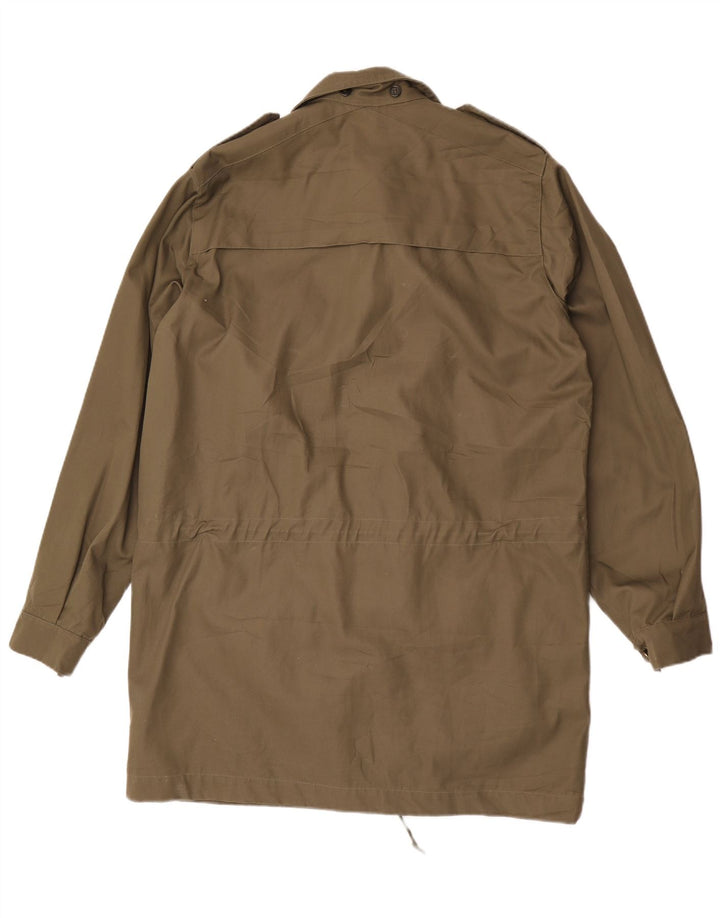 Vintage hombres chaqueta militar Reino Unido 38 medio caqui