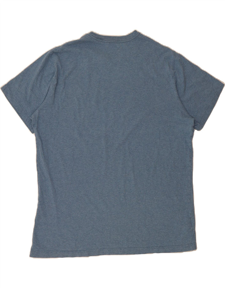 EDDIE BAUER Mens T-Shirt Top 2XL Blue Cotton Vintage Eddie Bauer and Second-Hand Eddie Bauer from Messina Hembry 