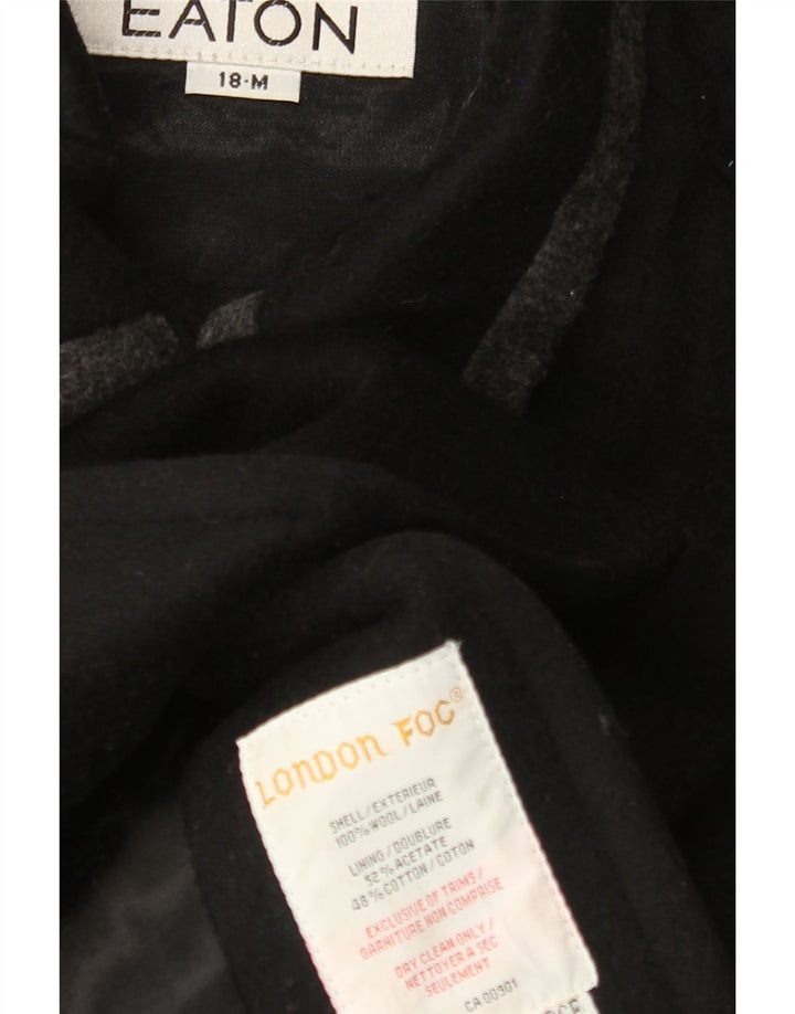 LONDON FOG Abrigo para mujer US 18 2XL Lana negra