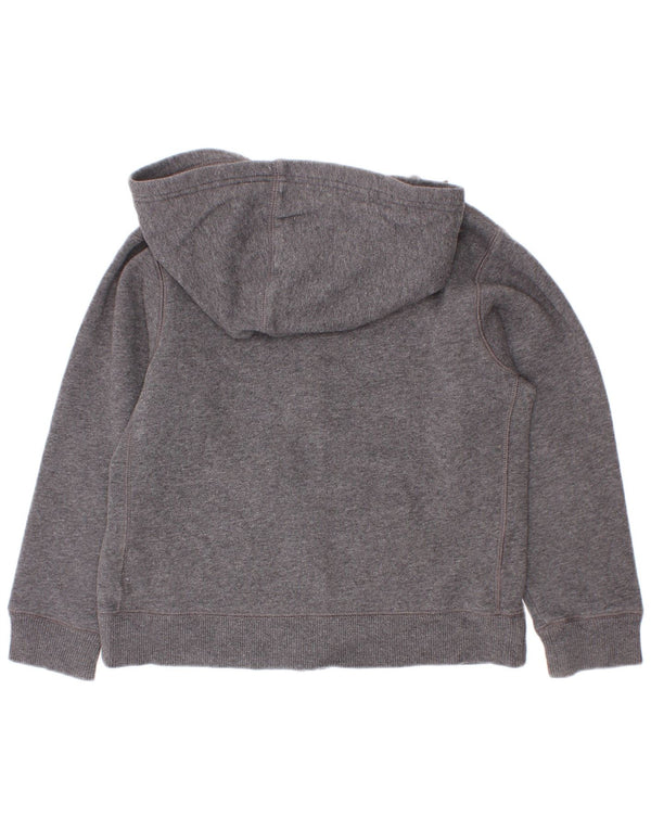 Nike Sudadera con capucha y cremallera gráfica para niños 6-7 años Gris