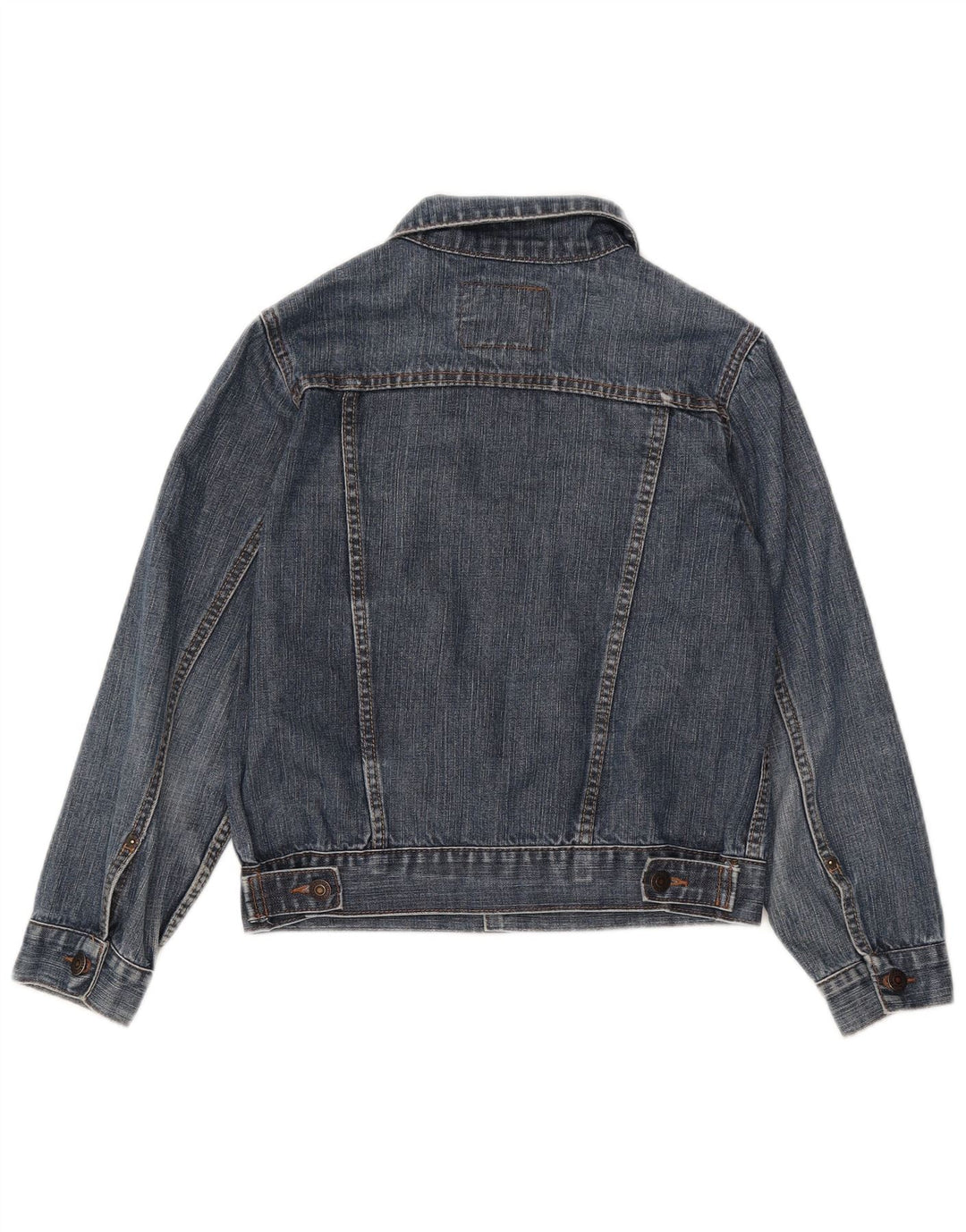 Levi's Chaqueta vaquera corta para mujer Reino Unido 12 Algodón azul medio