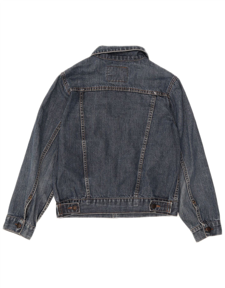 Levi's Chaqueta vaquera corta para mujer Reino Unido 12 Algodón azul medio