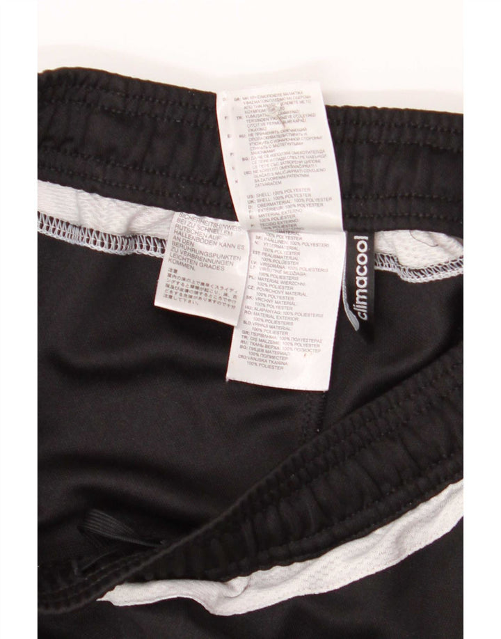Adidas Hombre Climacool Chándal Pantalones Pequeños Negro Colorblock Poliéster