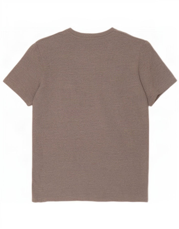 Timberland Hombre Slim Fit Camiseta Top Algodón Gris Medio