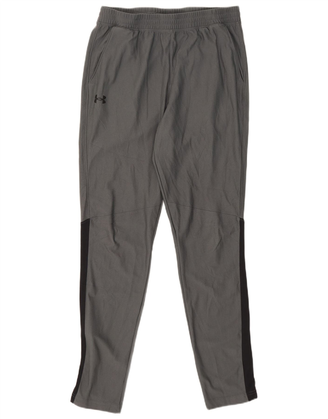 UNDER ARMOUR Pantalón de chándal ajustado para hombre Gris grande Colorblock