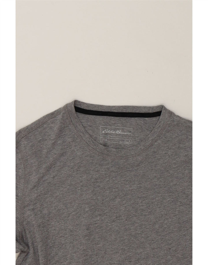 EDDIE BAUER Mens T-Shirt Top Medium Grey Cotton Vintage Eddie Bauer and Second-Hand Eddie Bauer from Messina Hembry 