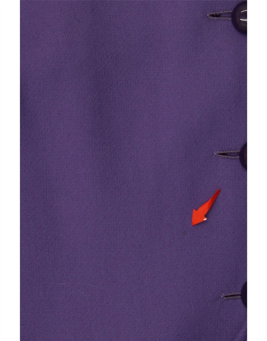 VINTAGE Chaqueta Blazer de 4 Botones para Mujer Reino Unido 16 Púrpura Grande