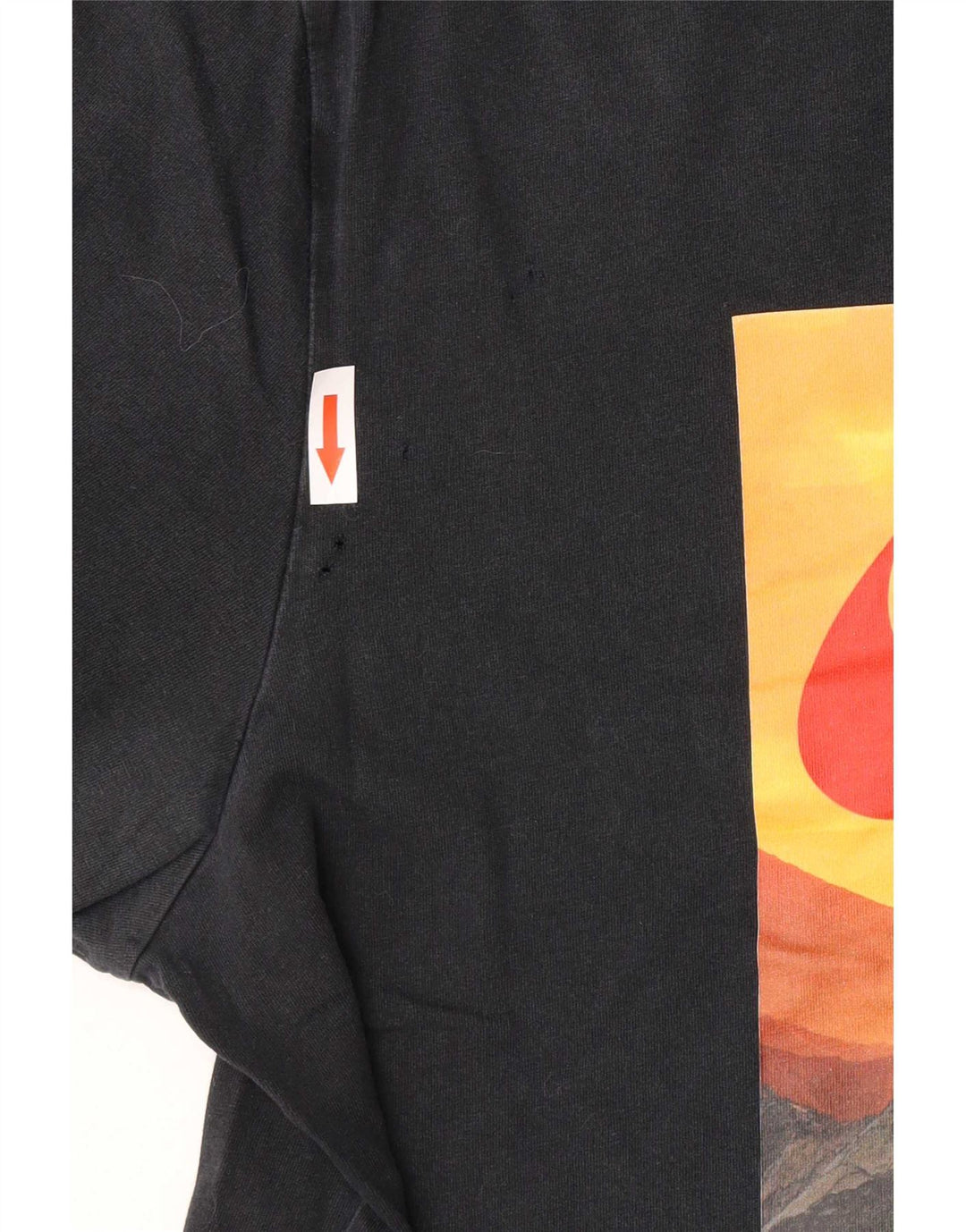 Nike Camiseta gráfica para hombre Top mediano de algodón negro