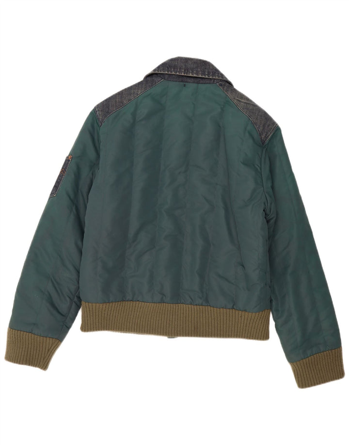 Cazadora bomber Energie para hombre ES 38 Poliéster color block verde medio