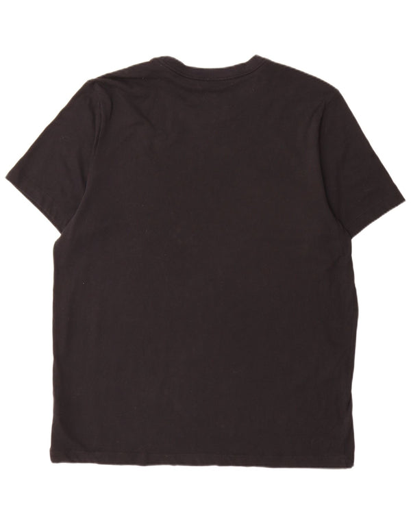 Nike Camiseta Dri Fit Graphic para Hombre Top XL Algodón Negro