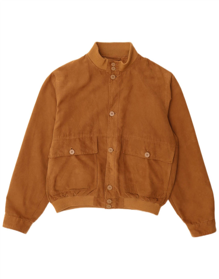 Stratos Chaqueta Bomber para Hombre IT 58 4XL Marrón Poliéster