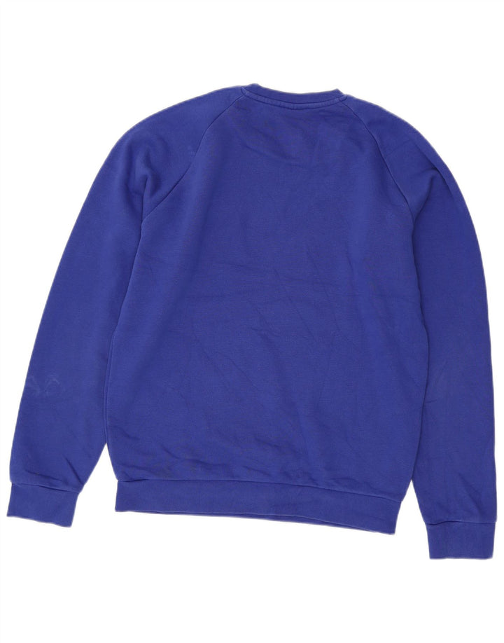 Adidas Hombre Sudadera Jumper Small Azul Algodón