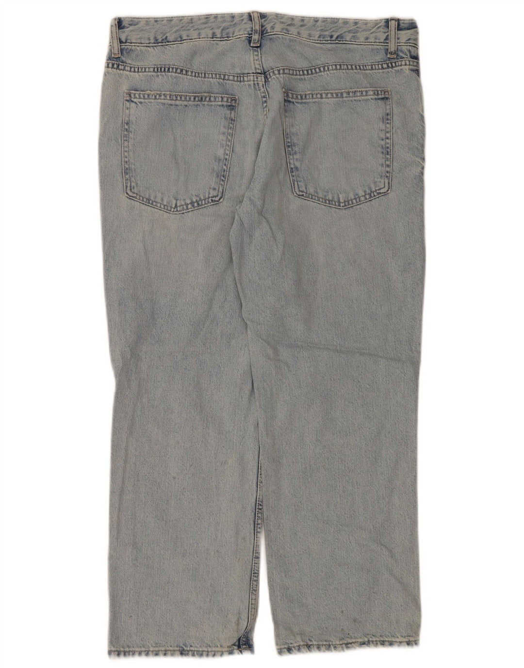 ZARA Vaqueros Rectos Mujer EU 40 Medium W30 L28 Azul Algodón
