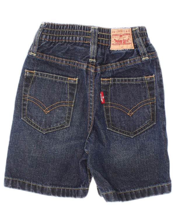 Levi's Shorts vaqueros para bebé niña 3-6 meses W16 Azul marino