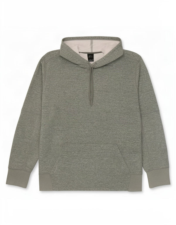 Nike Dri Fit Sudadera con capucha para hombre, talla 2XL, poliéster moteado verde