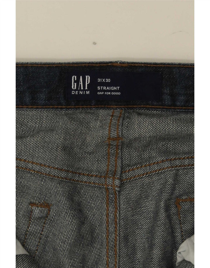 Vaqueros rectos Gap para hombre W31 L30 Algodón azul marino