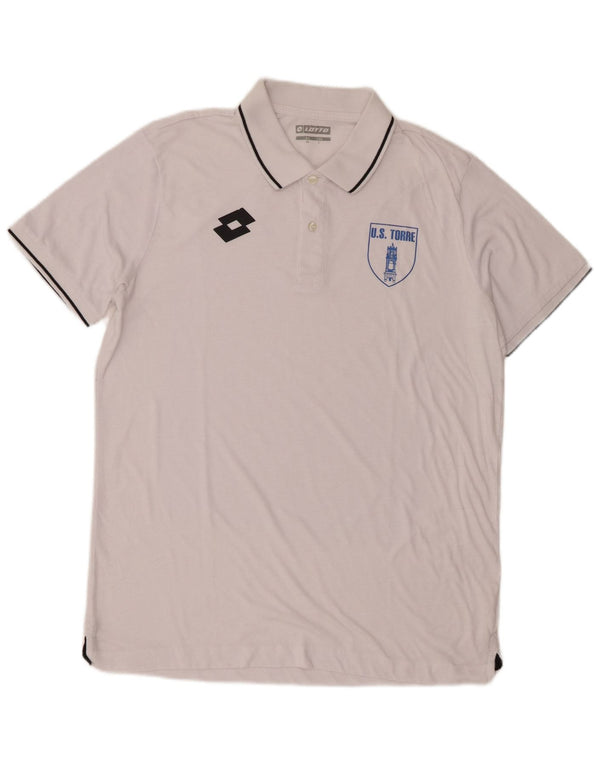 Polo Lotto Hombre XL Blanco