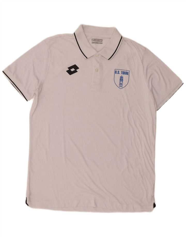 Polo Lotto Hombre XL Blanco