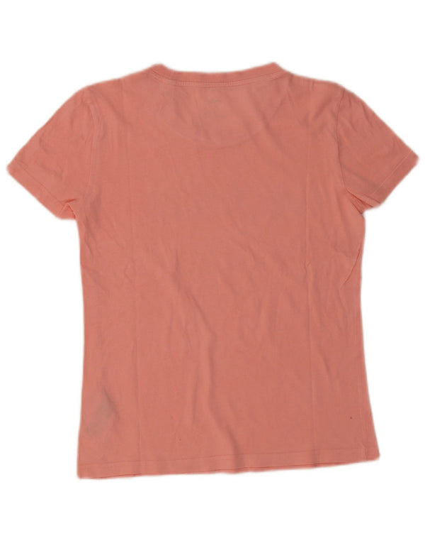 Adidas Camiseta gráfica para mujer Top UK 8/10 Small Pink Cotton