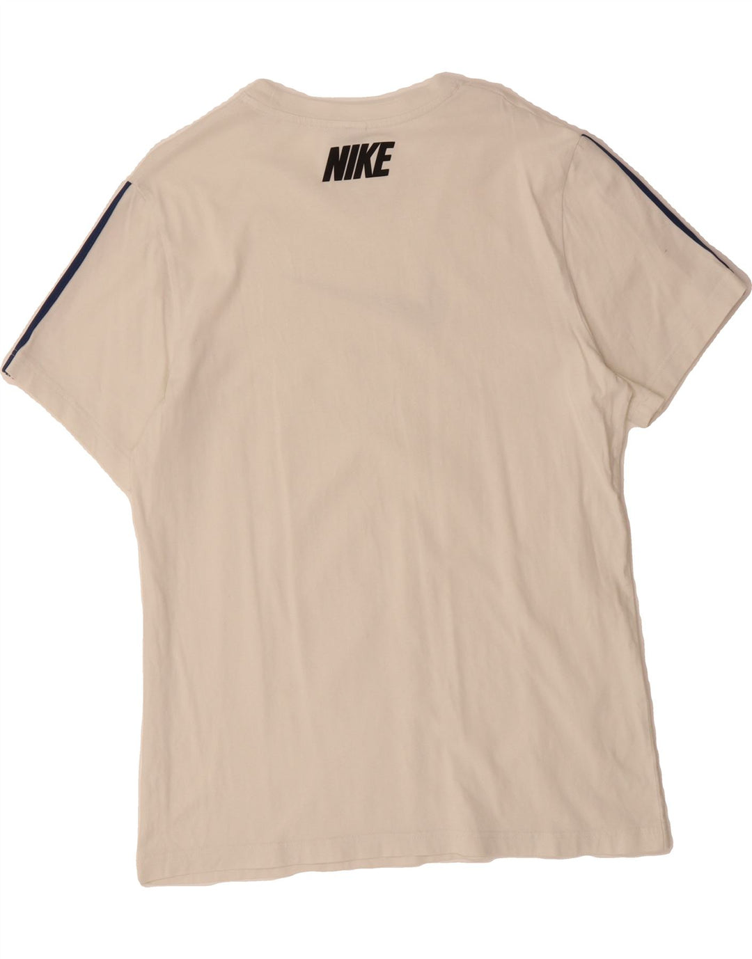 NIKE Mens Graphic T-Shirt Top Large Off White Vintage Nike and Second-Hand Nike from Messina Hembry 