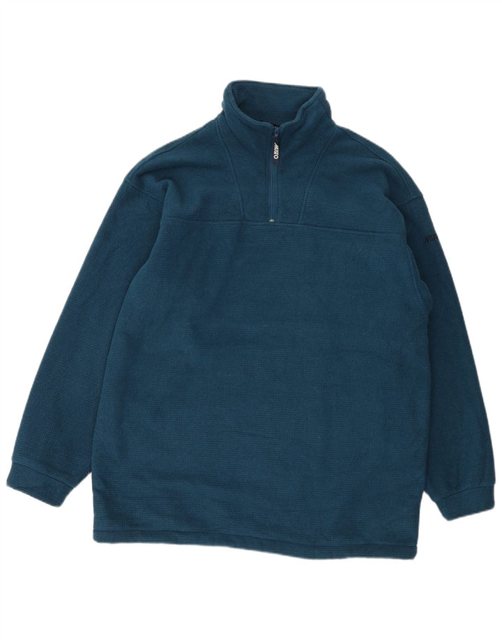 Musto Jersey De Forro Polar Con Cremallera Y Cuello Para Hombre Poliéster Azul Grande