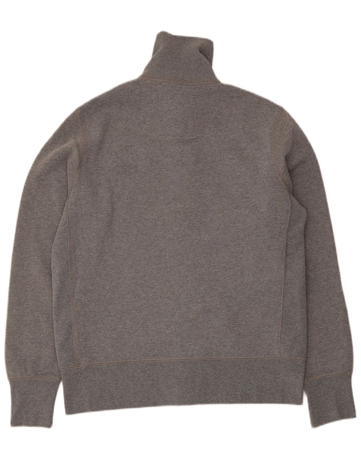 Franklin Marshall Mens Graphic Chándal Top Chaqueta Gris Medio