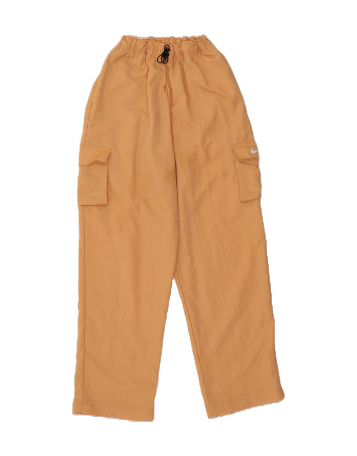 NIKE Mens Cargo Tracksuit Trousers Small  Orange Nylon Vintage Nike and Second-Hand Nike from Messina Hembry 
