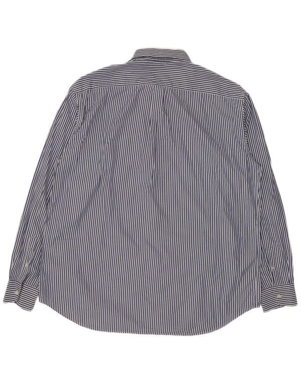 Harmont & Blaine Camisa de corte regular para hombre 3XL Algodón a rayas azules