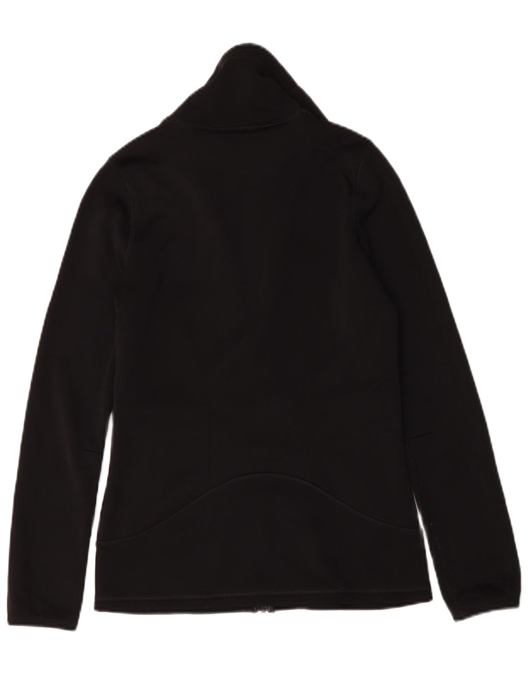 Nike Mujer Therma-Fit Chándal Top Chaqueta UK 10 Small Negro Poliéster
