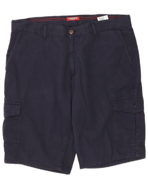 Carrera Mens 618 Cargo Shorts W34 Grande Azul Marino Algodón