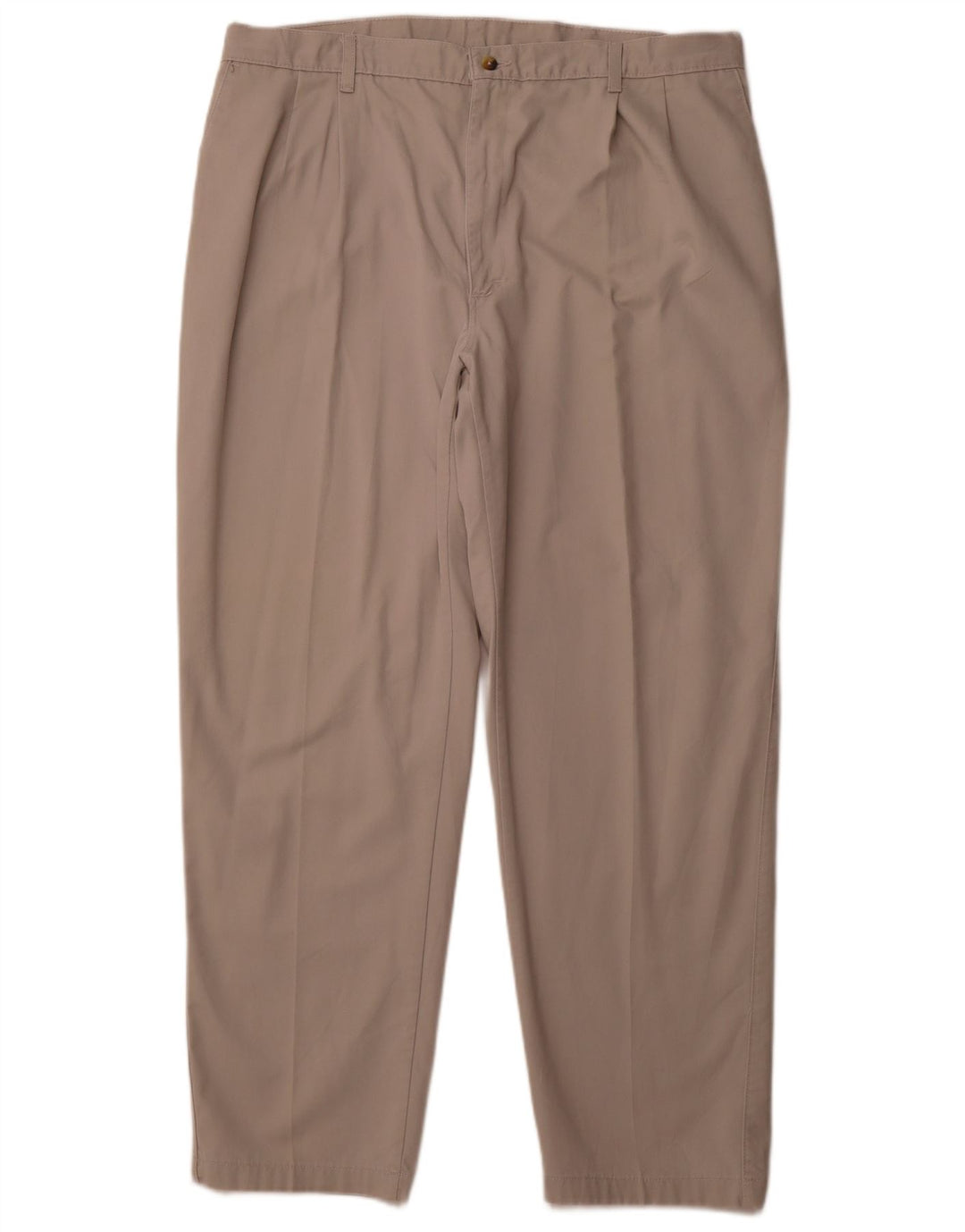 WRANGLER Pantalones chinos con pinzas Timber Creek para hombre W42 L32 Algodón beige