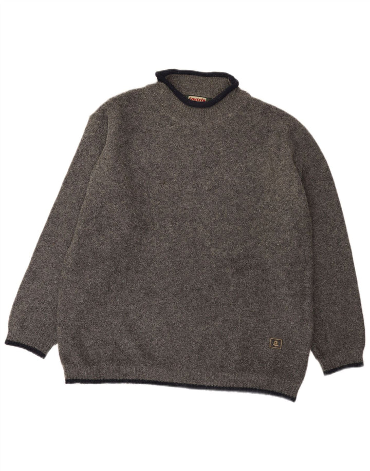 Invicta Jersey con cuello de tortuga para hombre XL Lana gris