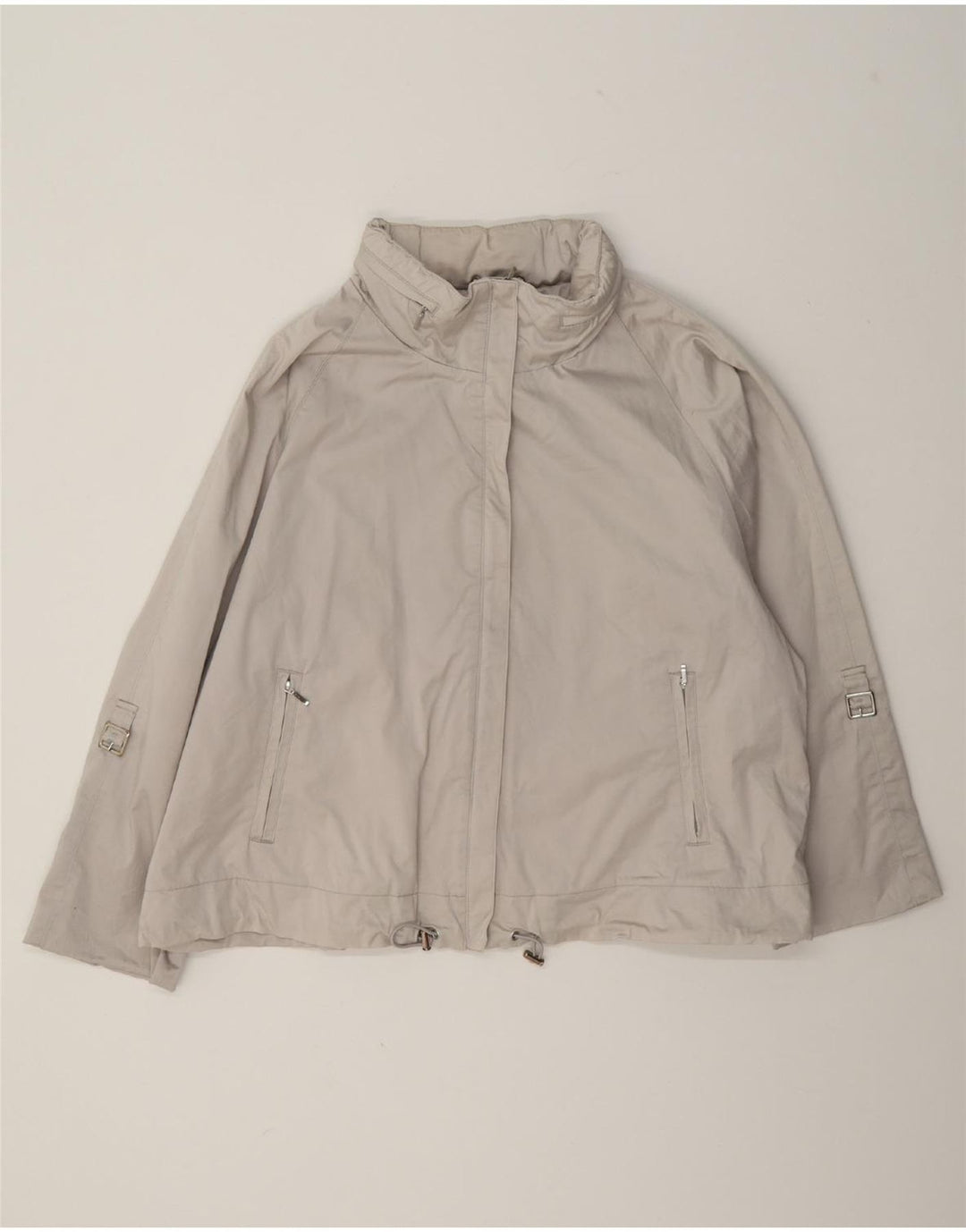 Marks & Spencer Chaqueta Cortavientos Autograph para Mujer UK 46 Grande Plata
